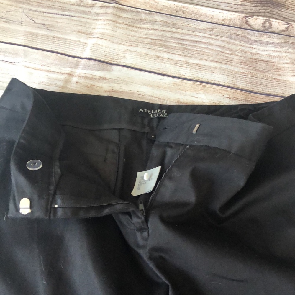 Atelier Luxe black pants. Size 4. - Picture 5 of 12